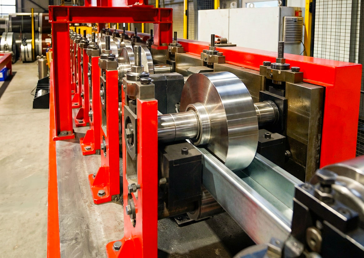 Walzmaschine in unserer Produktionsstätte Lamstedt